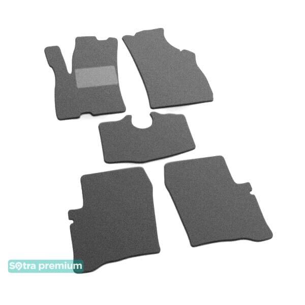 Sotra 00693-CH-GREY Interior mats Sotra two-layer gray for Hyundai Atos (1997-2007), set 00693CHGREY