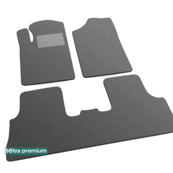 Sotra 00702-CH-GREY Interior mats Sotra two-layer gray for Peugeot Partner (1997-2008), set 00702CHGREY