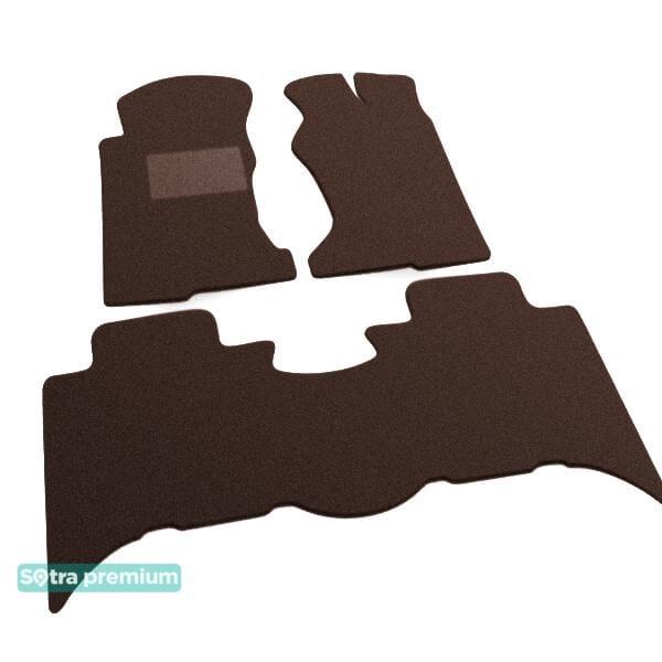 Sotra 00707-CH-CHOCO Interior mats Sotra two-layer brown for Opel Frontera b (1999-2004), set 00707CHCHOCO