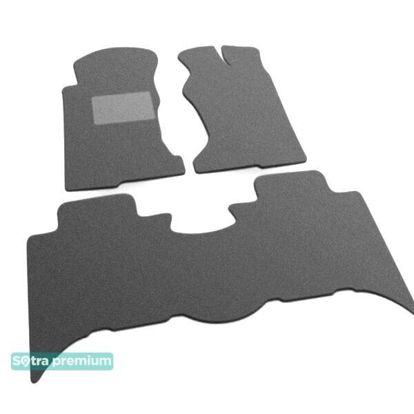 Sotra 00707-CH-GREY Interior mats Sotra two-layer gray for Opel Frontera b (1999-2004), set 00707CHGREY