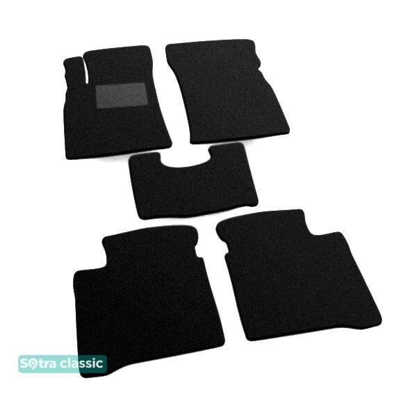 Sotra 00718-GD-BLACK Interior mats Sotra two-layer black for KIA Optima / magentis (2000-2005), set 00718GDBLACK