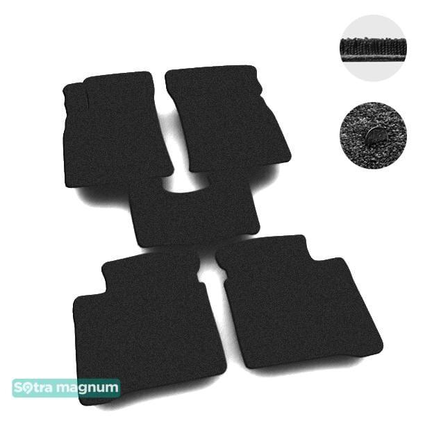 Sotra 00718-MG15-BLACK Interior mats Sotra two-layer black for KIA Optima / magentis (2000-2005), set 00718MG15BLACK