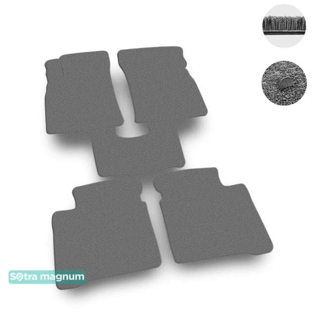 Sotra 00718-MG20-GREY Interior mats Sotra two-layer gray for KIA Optima / magentis (2000-2005), set 00718MG20GREY