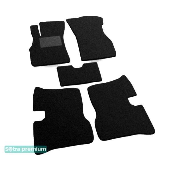 Sotra 00722-CH-BLACK Interior mats Sotra two-layer black for Hyundai Accent (2000-2005), set 00722CHBLACK