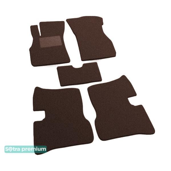 Sotra 00722-CH-CHOCO Interior mats Sotra two-layer brown for Hyundai Accent (2000-2005), set 00722CHCHOCO