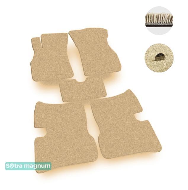 Sotra 00722-MG20-BEIGE Interior mats Sotra two-layer beige for Hyundai Accent (2000-2005), set 00722MG20BEIGE