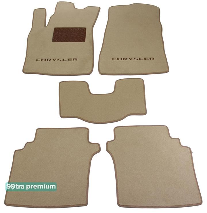 Sotra 00724-CH-BEIGE Interior mats Sotra two-layer beige for Chrysler Stratus (1996-2000), set 00724CHBEIGE