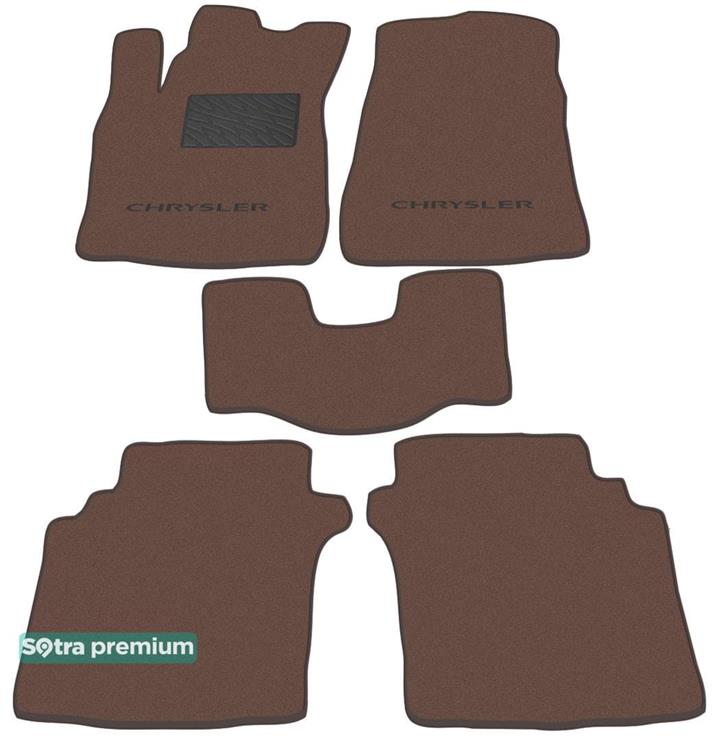 Sotra 00724-CH-CHOCO Interior mats Sotra two-layer brown for Chrysler Stratus (1996-2000), set 00724CHCHOCO