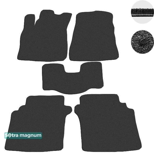 Sotra 00724-MG15-BLACK Interior mats Sotra two-layer black for Chrysler Stratus (1996-2000), set 00724MG15BLACK