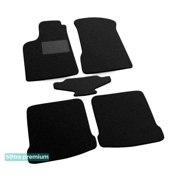 Sotra 00726-CH-BLACK Interior mats Sotra two-layer black for Volkswagen Caddy (1996-2000), set 00726CHBLACK
