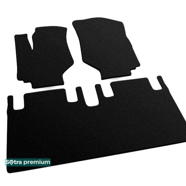 Sotra 00730-CH-BLACK Interior mats Sotra two-layer black for Hyundai Trajet (1999-2008), set 00730CHBLACK