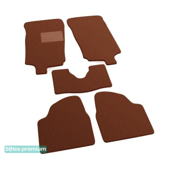 Sotra 00732-CH-TERRA Interior mats Sotra two-layer terracotta for Opel Corsa c (2000-2006), set 00732CHTERRA