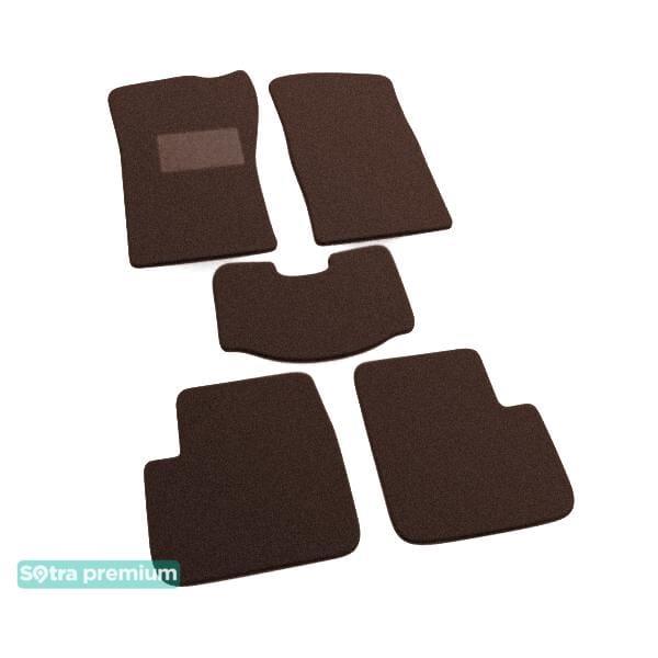Sotra 00734-CH-CHOCO Interior mats Sotra two-layer brown for Toyota Avensis (1999-2003), set 00734CHCHOCO