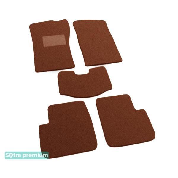 Sotra 00734-CH-TERRA Interior mats Sotra two-layer terracotta for Toyota Avensis (1999-2003), set 00734CHTERRA