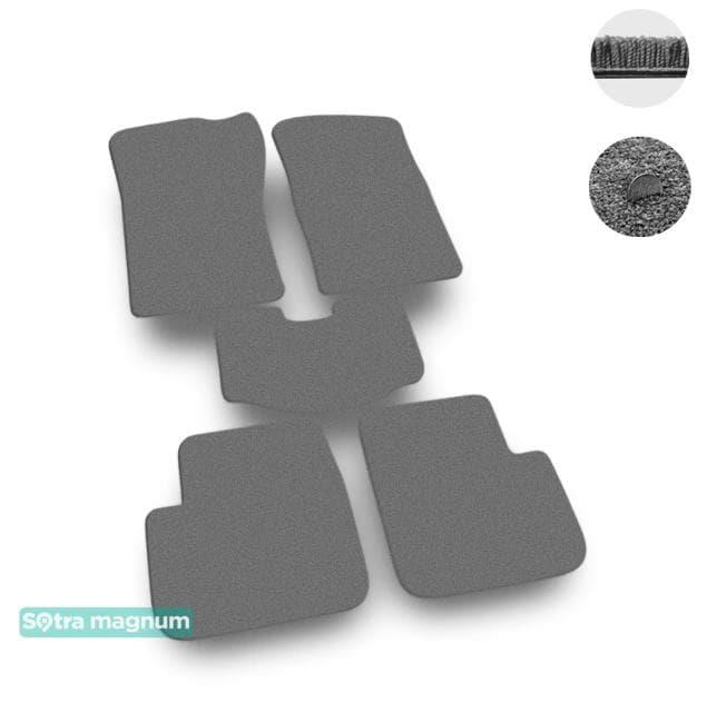 Sotra 00734-MG20-GREY Interior mats Sotra two-layer gray for Toyota Avensis (1999-2003), set 00734MG20GREY