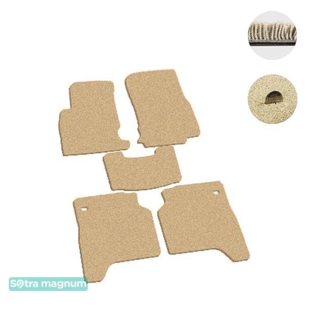 Sotra 00738-2-MG20-BEIGE Interior mats Sotra two-layer beige for Hyundai Terracan (2001-2007), set 007382MG20BEIGE