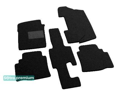 Sotra 00744-2-CH-BLACK Interior mats Sotra two-layer black for Toyota Picnic (1995-2001), set 007442CHBLACK