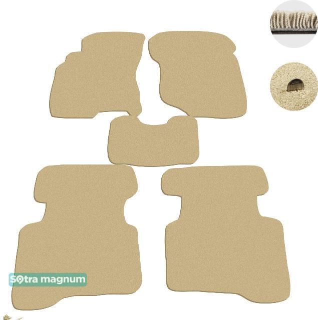 Sotra 00750-MG20-BEIGE Interior mats Sotra two-layer beige for Nissan X-trail (2001-2007), set 00750MG20BEIGE