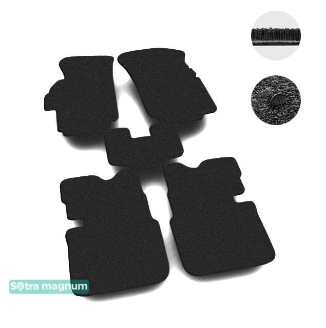 Sotra 00752-MG15-BLACK Interior mats Sotra two-layer black for Suzuki Liana (2001-2007), set 00752MG15BLACK