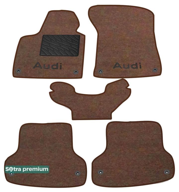 Sotra 00763-CH-CHOCO Interior mats Sotra two-layer brown for Audi A3 (1996-2003), set 00763CHCHOCO