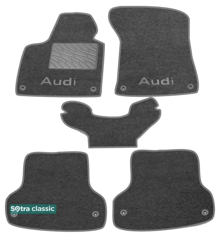 Sotra 00763-GD-GREY Interior mats Sotra two-layer gray for Audi A3 (1996-2003), set 00763GDGREY