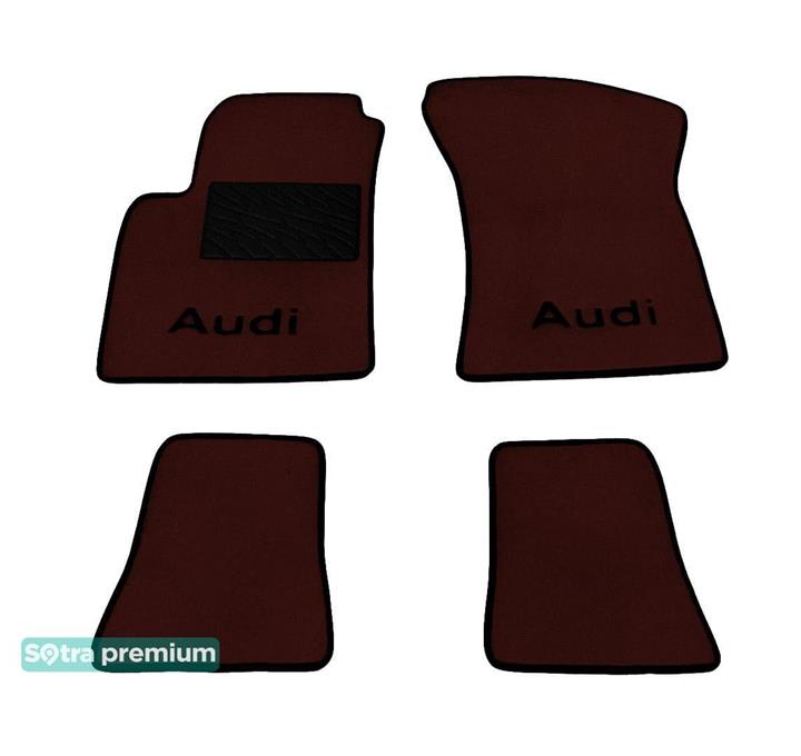 Sotra 00765-CH-CHOCO Interior mats Sotra two-layer brown for Audi Tt coupe (1998-2006), set 00765CHCHOCO