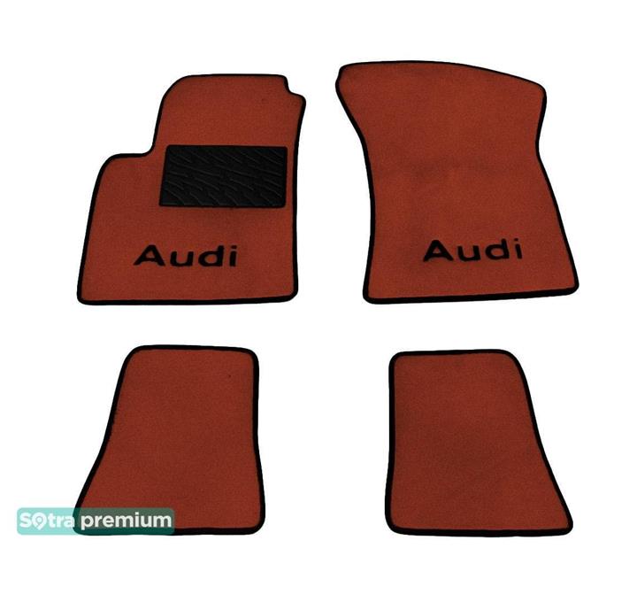 Sotra 00765-CH-TERRA Interior mats Sotra two-layer terracotta for Audi Tt coupe (1998-2006), set 00765CHTERRA