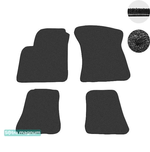 Sotra 00765-MG15-BLACK Interior mats Sotra two-layer black for Audi Tt coupe (1998-2006), set 00765MG15BLACK
