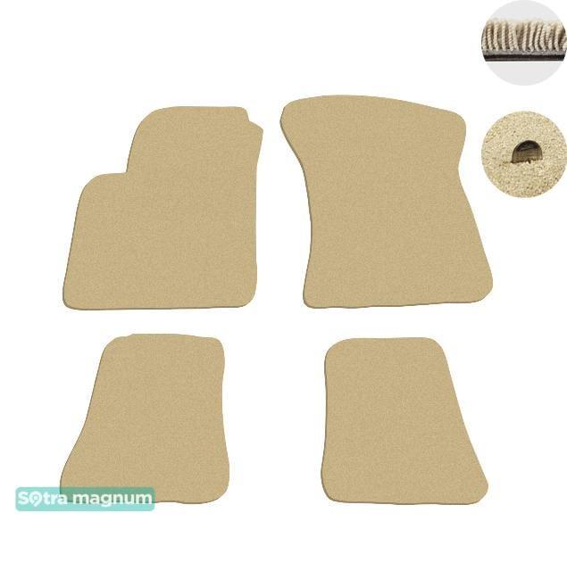 Sotra 00765-MG20-BEIGE Interior mats Sotra two-layer beige for Audi Tt coupe (1998-2006), set 00765MG20BEIGE