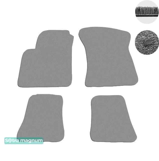 Sotra 00765-MG20-GREY Interior mats Sotra two-layer gray for Audi Tt coupe (1998-2006), set 00765MG20GREY