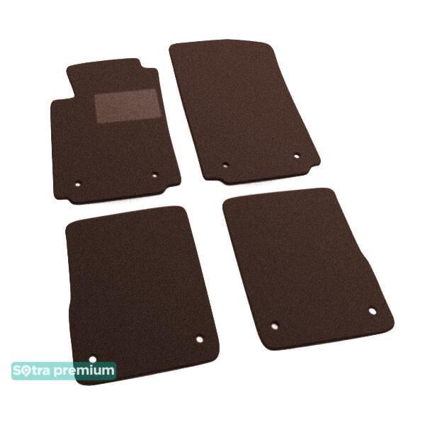 Sotra 00769-CH-CHOCO Interior mats Sotra two-layer brown for Audi A2 (1999-2005), set 00769CHCHOCO