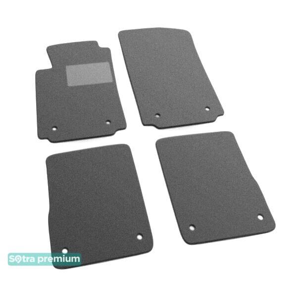 Sotra 00769-CH-GREY Interior mats Sotra two-layer gray for Audi A2 (1999-2005), set 00769CHGREY