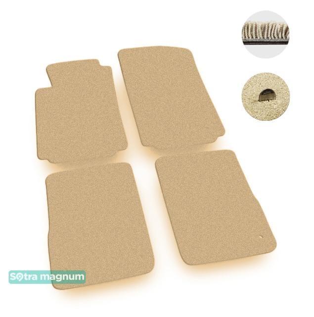 Sotra 00769-MG20-BEIGE Interior mats Sotra two-layer beige for Audi A2 (1999-2005), set 00769MG20BEIGE