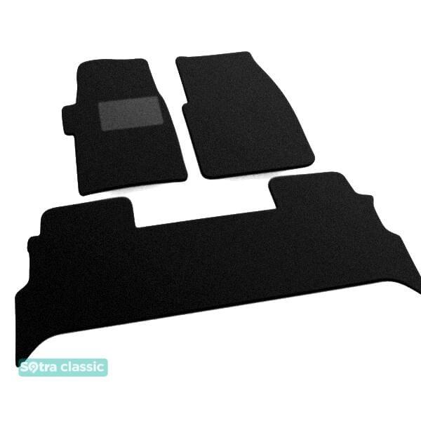 Sotra 00771-GD-BLACK Interior mats Sotra two-layer black for Land Rover Discovery (1998-2004), set 00771GDBLACK