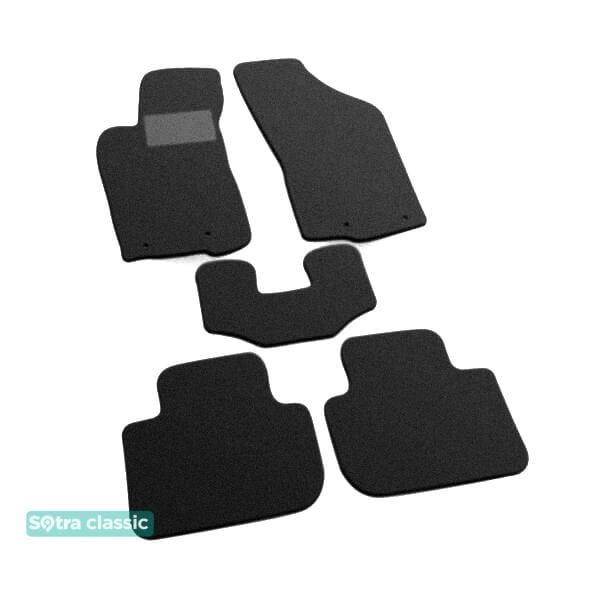 Sotra 00791-GD-GREY Interior mats Sotra two-layer gray for Alfa Romeo 147 (2000-2010), set 00791GDGREY