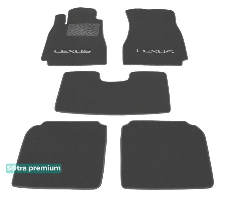 Sotra 00793-CH-GREY Interior mats Sotra two-layer gray for Lexus Ls (2000-2007), set 00793CHGREY