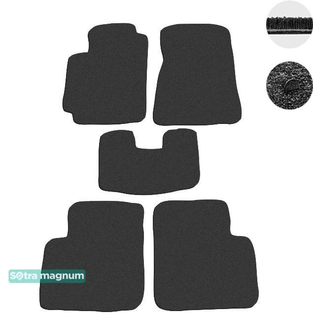 Sotra 00827-MG15-BLACK Interior mats Sotra two-layer black for Toyota Camry (2002-2006), set 00827MG15BLACK