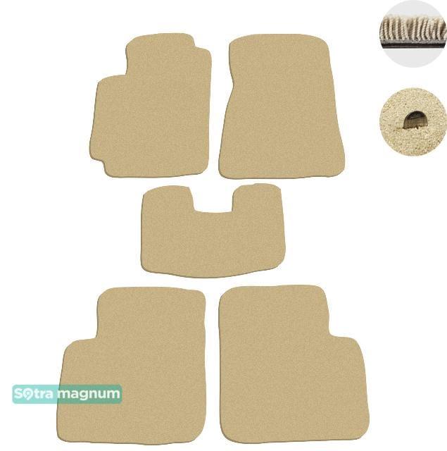 Sotra 00827-MG20-BEIGE Interior mats Sotra two-layer beige for Toyota Camry (2002-2006), set 00827MG20BEIGE