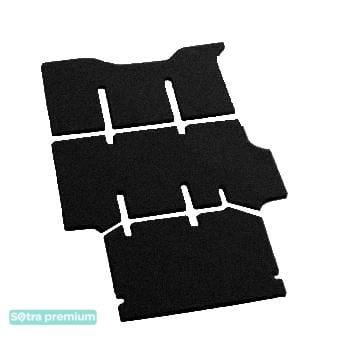 Sotra 00841-5-CH-BLACK Interior mats Sotra two-layer black for KIA Pregio (2003-2006), set 008415CHBLACK