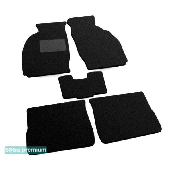 Sotra 00846-CH-BLACK Interior mats Sotra two-layer black for Suzuki Wagon r+ (2000-2010), set 00846CHBLACK