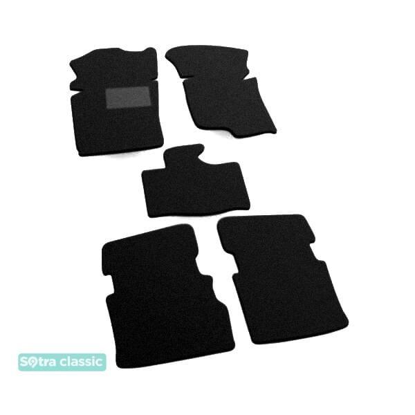 Sotra 00849-GD-BLACK Interior mats Sotra two-layer black for Ford Taurus (1986-1991), set 00849GDBLACK