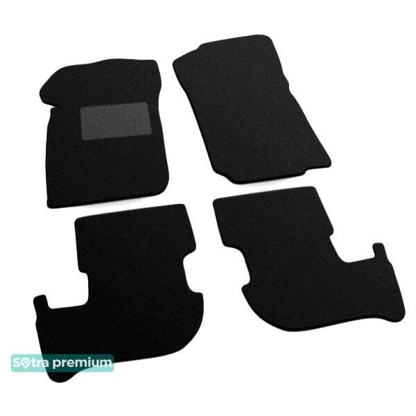 Sotra 00850-CH-BLACK Interior mats Sotra two-layer black for Ford Ka (1997-2008), set 00850CHBLACK