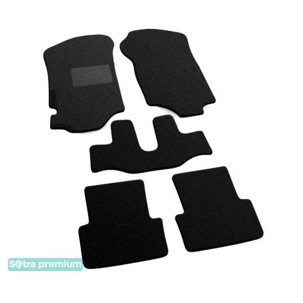 Sotra 00851-CH-BLACK Interior mats Sotra two-layer black for Ford Escort (1995-2004), set 00851CHBLACK