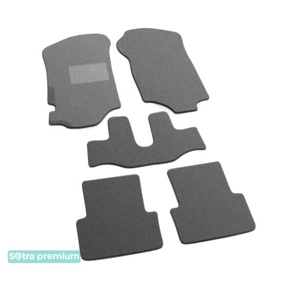Sotra 00851-CH-GREY Interior mats Sotra two-layer gray for Ford Escort (1995-2004), set 00851CHGREY