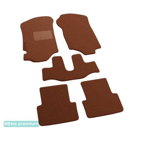 Sotra 00851-CH-TERRA Interior mats Sotra two-layer terracotta for Ford Escort (1995-2004), set 00851CHTERRA