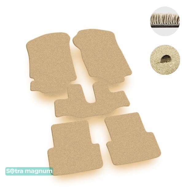 Sotra 00851-MG20-BEIGE Interior mats Sotra two-layer beige for Ford Escort (1995-2004), set 00851MG20BEIGE