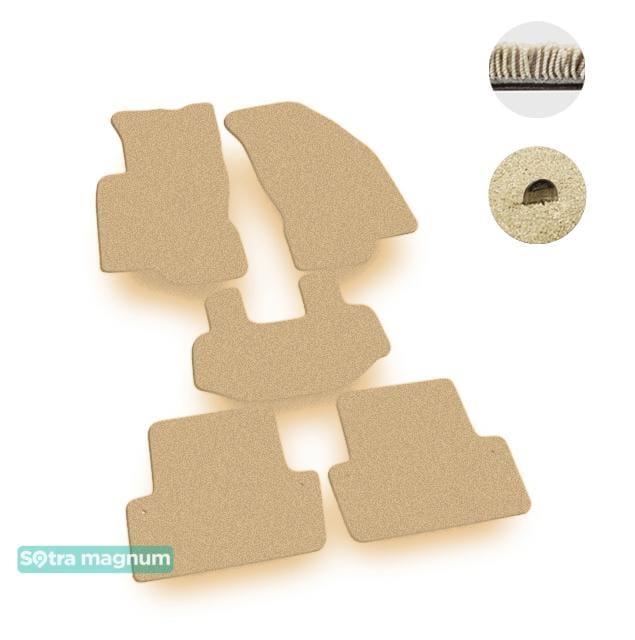 Sotra 00853-MG20-BEIGE Interior mats Sotra two-layer beige for Volvo S60 (2000-2009), set 00853MG20BEIGE