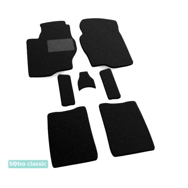 Sotra 00856-GD-BLACK Interior mats Sotra two-layer black for Chevrolet Alero (1998-2004), set 00856GDBLACK