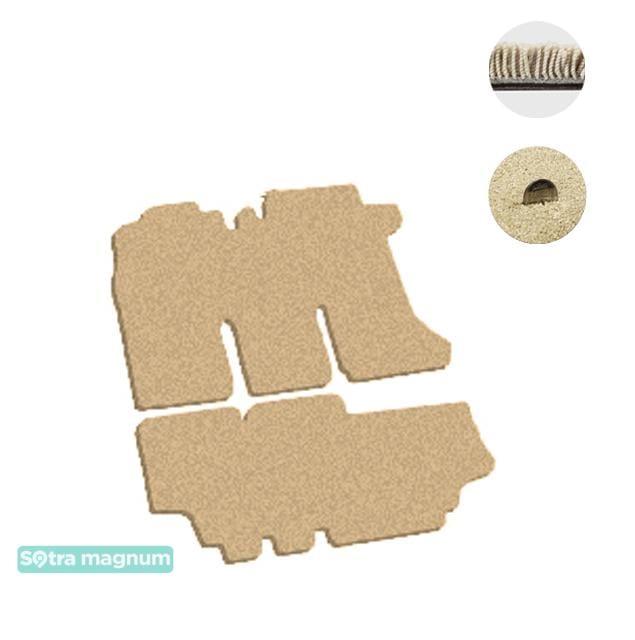 Sotra 00857-5-MG20-BEIGE Interior mats Sotra two-layer beige for Hyundai H-1 (2001-2004), set 008575MG20BEIGE