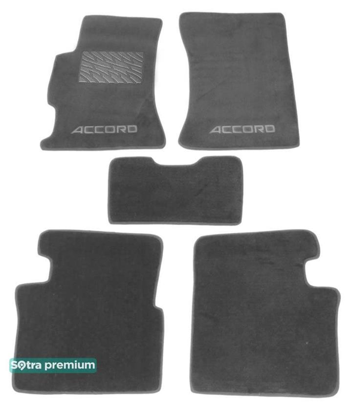 Sotra 00863-CH-GREY Interior mats Sotra two-layer gray for Honda Accord eu (1999-2002), set 00863CHGREY